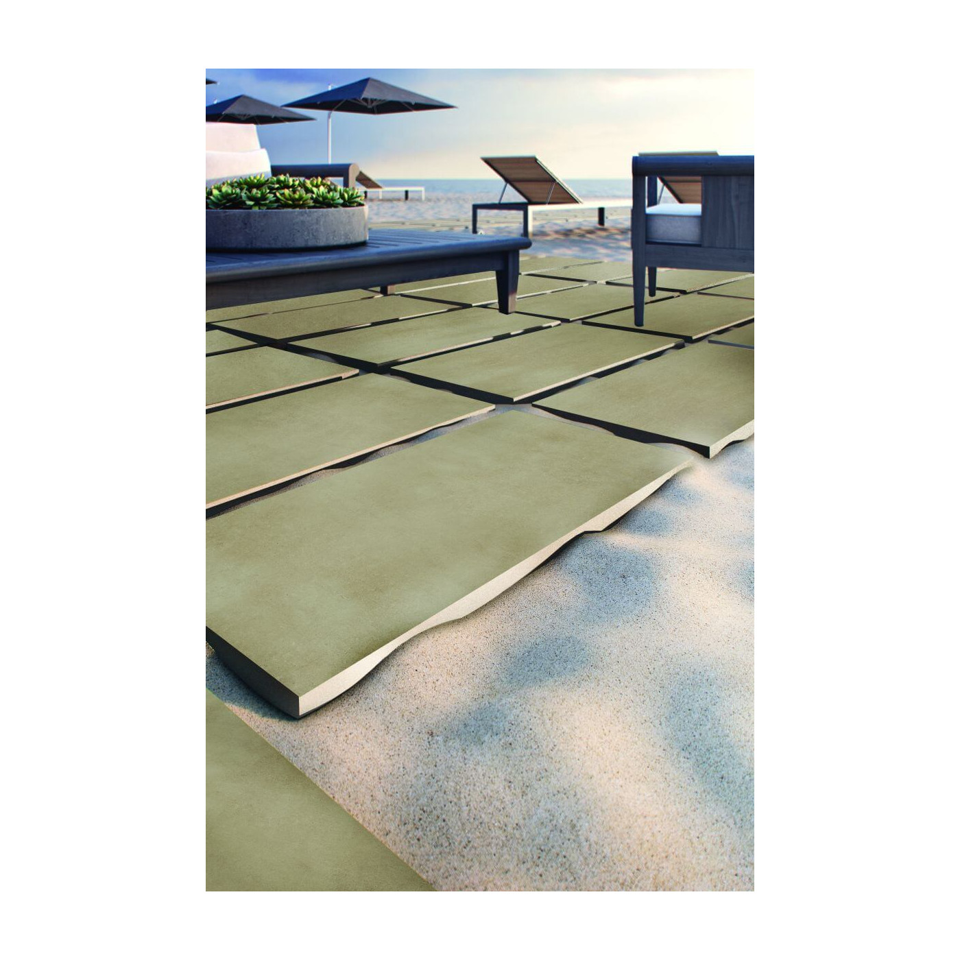 Płytka Town Beige 60x60 30mm Ceramica Limone