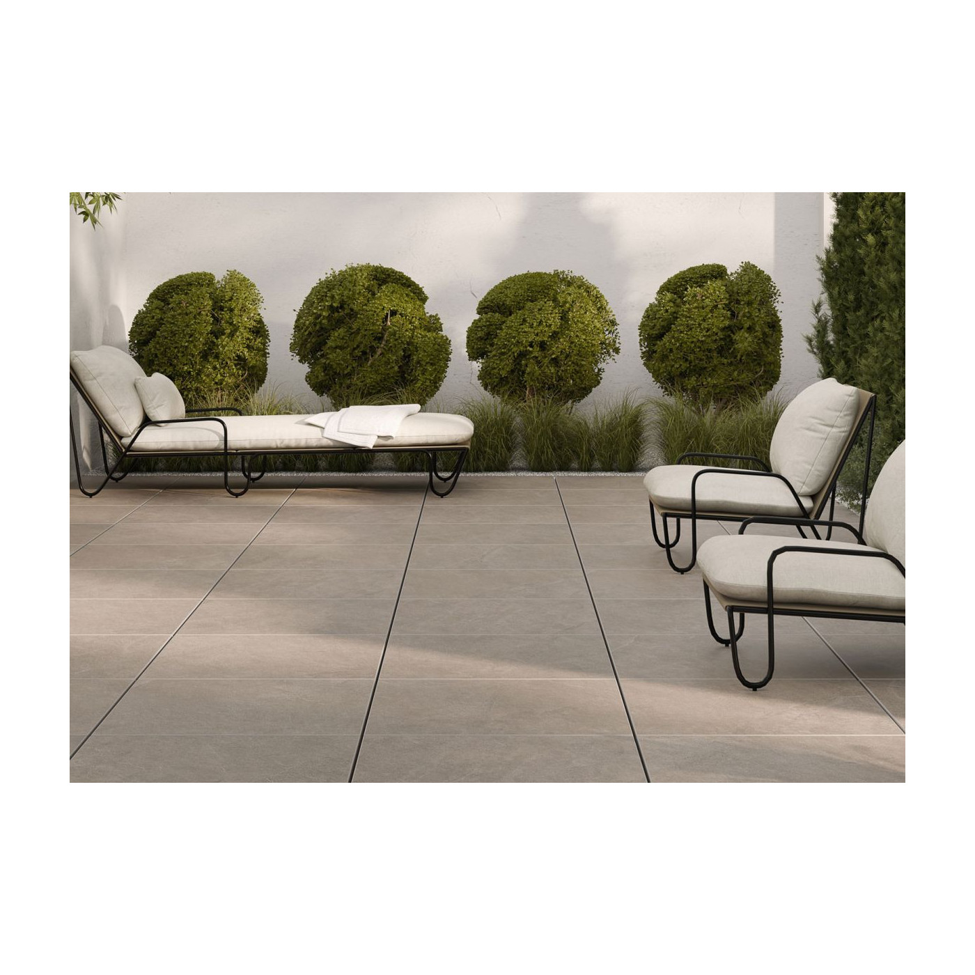 Płytka Tarasowa Ash 2.0 Beige 59,7x59,7x2 Str. Ceramica Limone