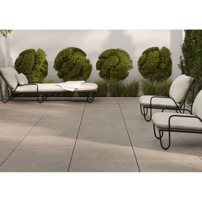 Płytka Tarasowa Ash 2.0 Beige 59,7x59,7x2 Str. Ceramica Limone
