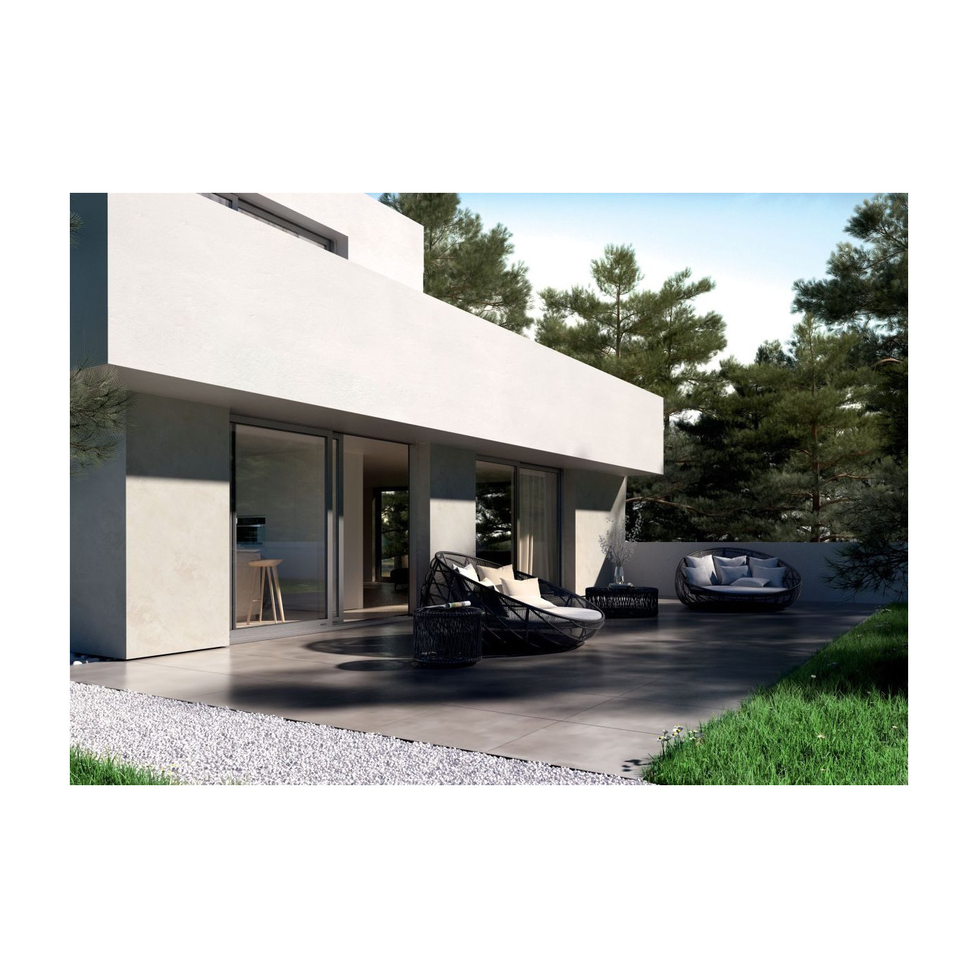 Płytka Tarasowa Town Grey 60x60x2 Ceramica Limone