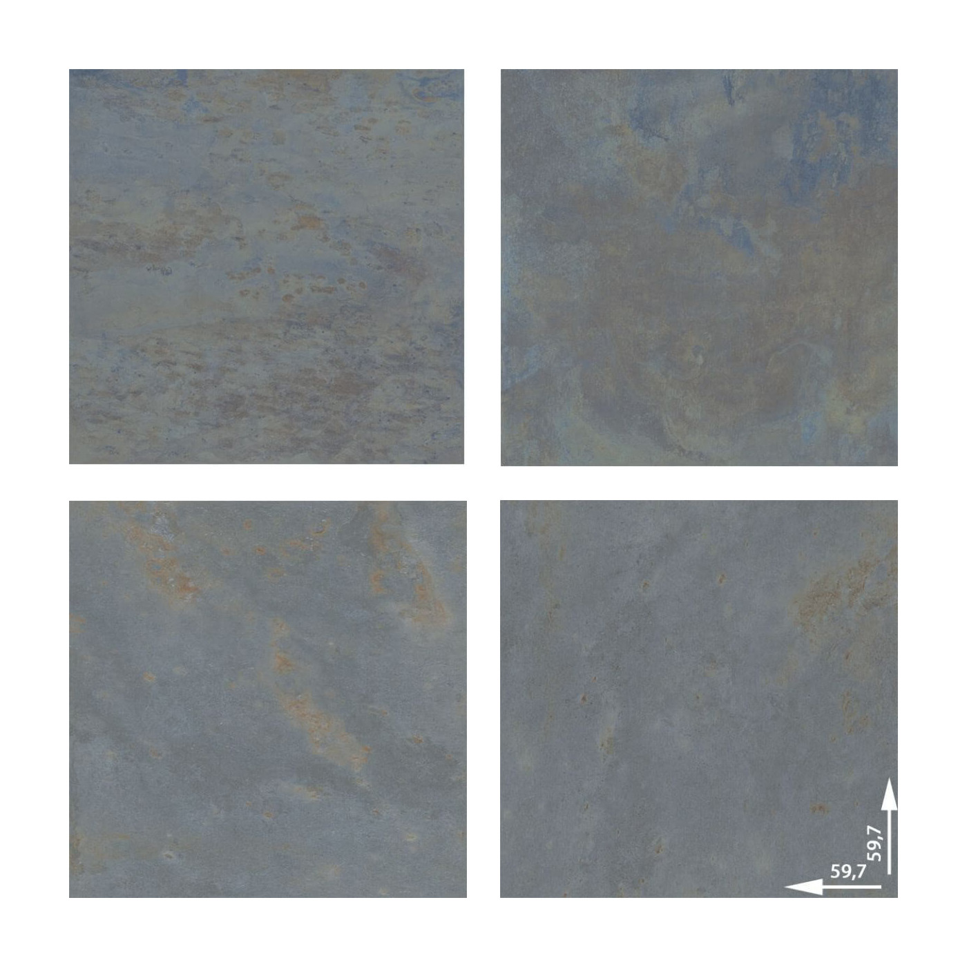Płytka Tarasowa Peacock 3.0 Blue 60x60 Zoya