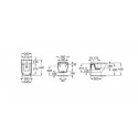 Bidet Podwieszany Gap A357475000 Roca