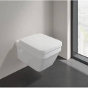 Miska WC Wisząca Bezrantowa Architektura DirectFlush 53x37 Z Deską Wolnoopadającą 5685HR01 Villeroy&Boch