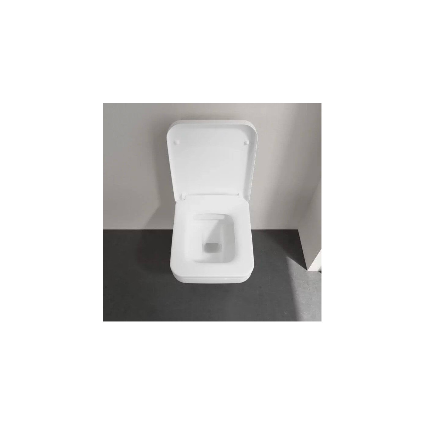 Miska WC Wisząca Bezrantowa Architektura DirectFlush 53x37 Z Deską Wolnoopadającą 5685HR01 Villeroy&Boch