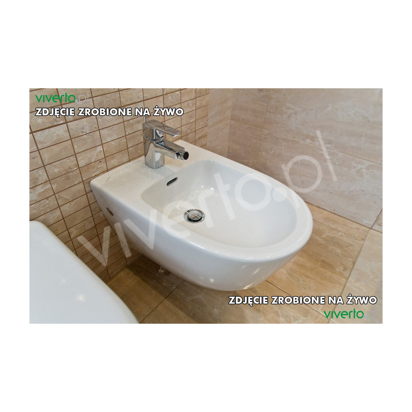 Bidet Podwieszany 360x530 mm Z Otworem Na Baterię Na Środku Pro A Biały H8309520003021 Laufen