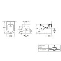 Bidet Wiszący Subway 2.0 56x37 54000001P Villeroy&Boch