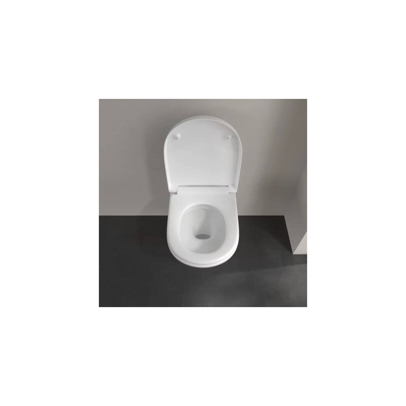 Miska WC Wisząca Bezrantowa O.Novo 56x36 Z Deską Wolnoopadającą 5660HR01 Villeroy&Boch
