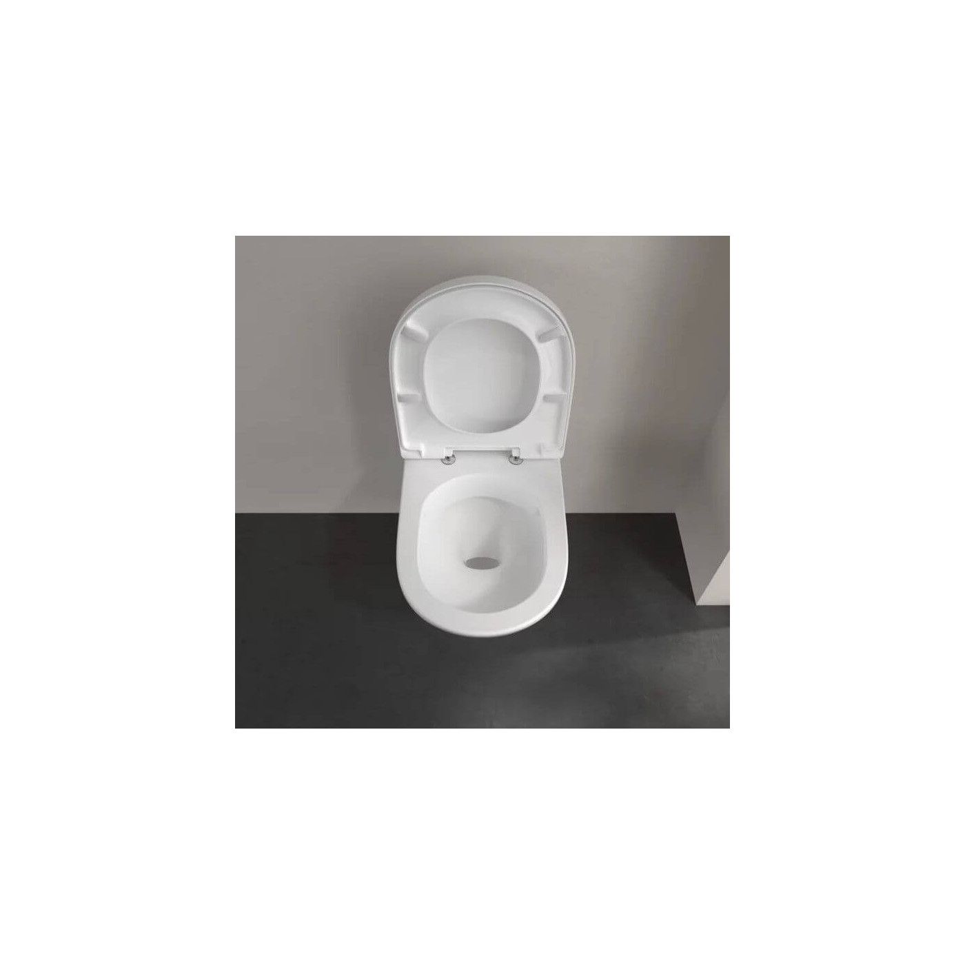 Miska WC Wisząca Bezrantowa O.Novo 56x36 Z Deską Wolnoopadającą 5660HR01 Villeroy&Boch