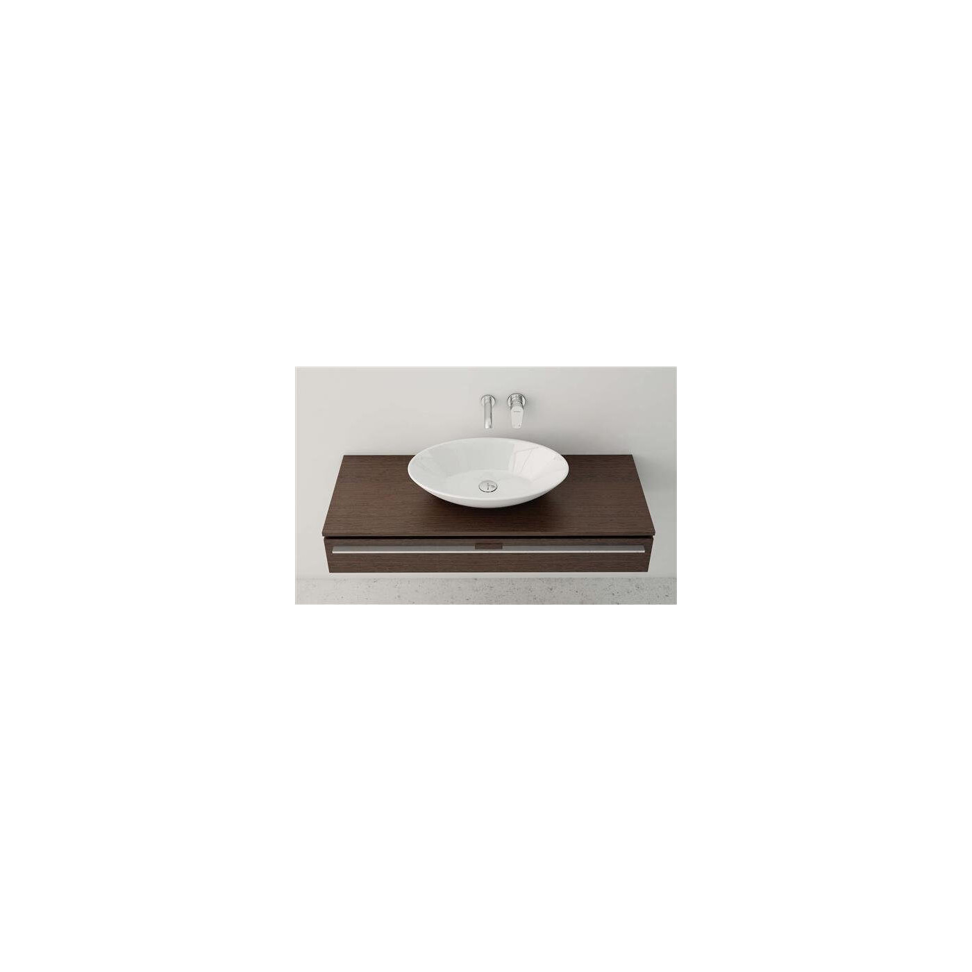 Umywalka Nablatowa 60x38 Geo Oval 4423B003-0016 Vitra