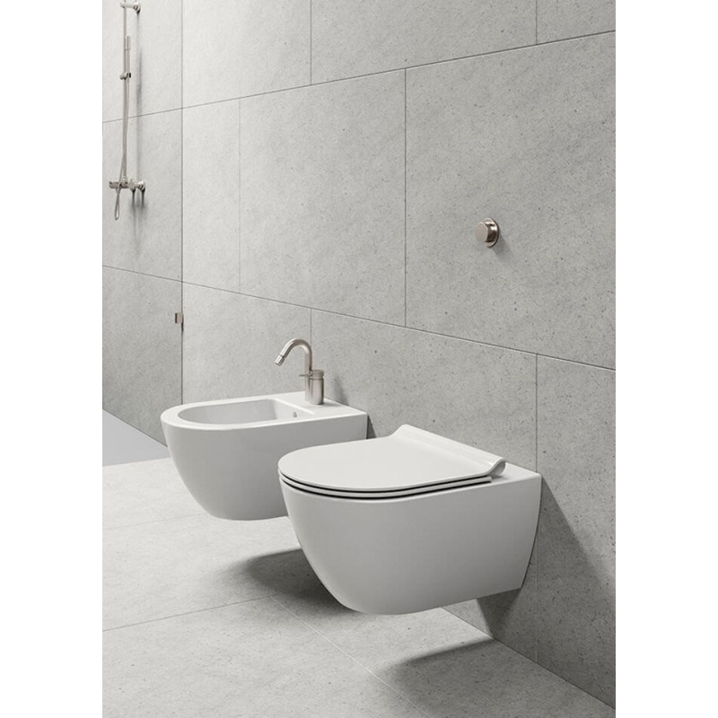 Miska WC Podwieszana Bezrantowa Pura 55 55x36 881511 GSI