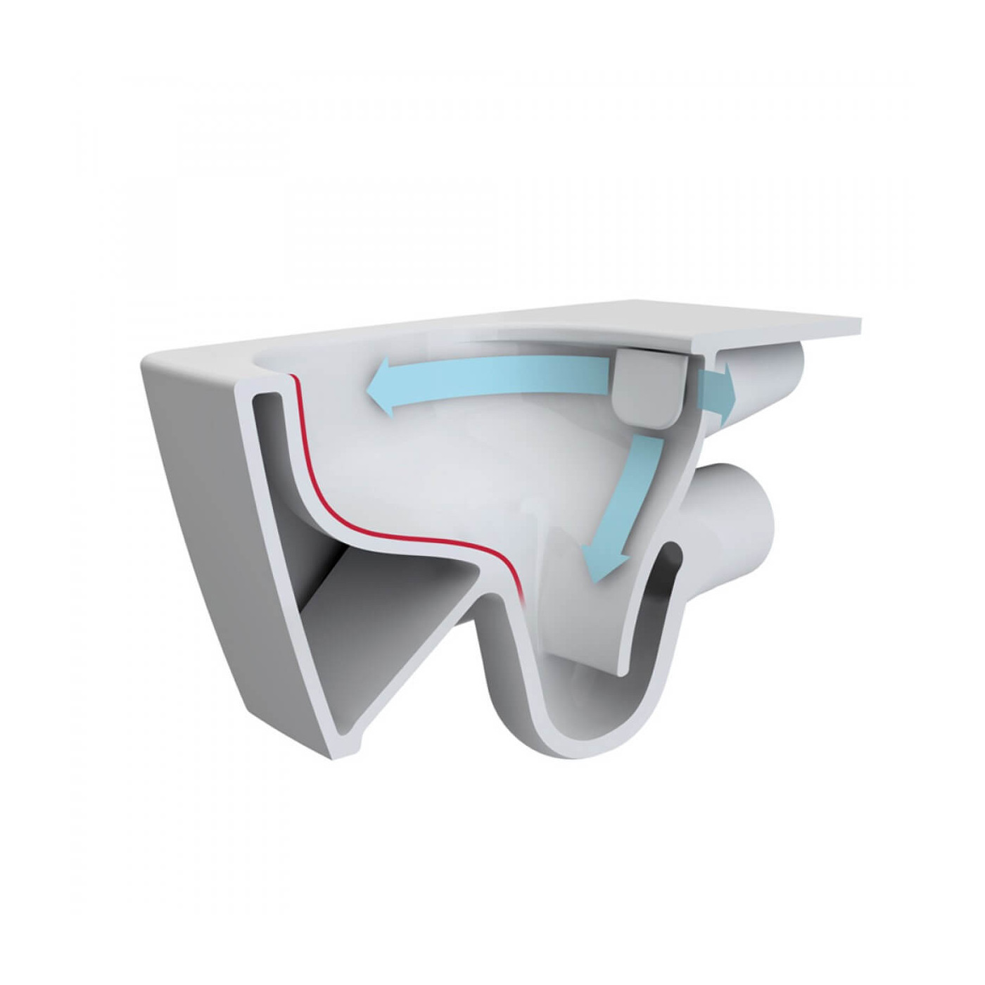 Miska Podwieszana Metropole Rimless 56x36 7672B003-0075 Vitra