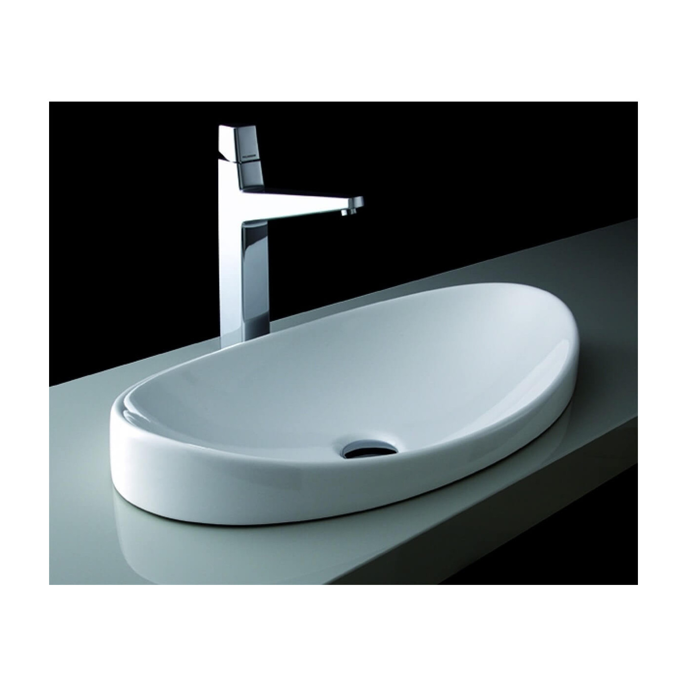 Umywalka Wpuszczana W Blat Spool 65x35 C53301 Palazzani