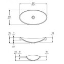 Umywalka Wpuszczana W Blat Spool 65x35 C53301 Palazzani