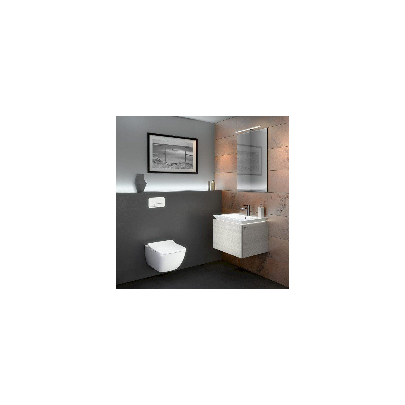 Miska Wisząca Bezkołnierzowa Venticello 37,5x56 4611R001 Villeroy&Boch