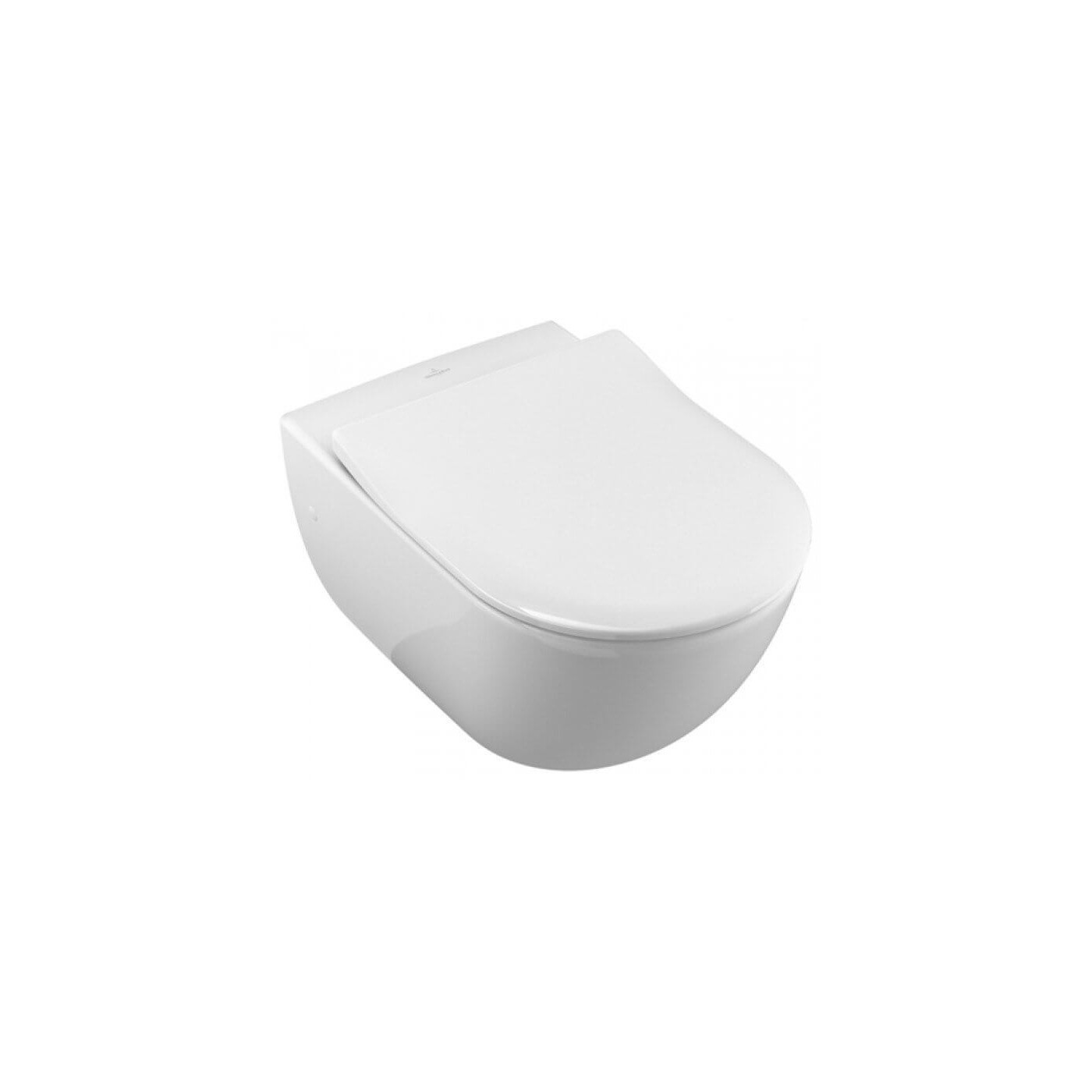 Miska WC Wisząca Bezkołnierzowa Avento 53x37 Z Deską Wolnoopadającą Slim 5656RS01 Villeroy&Boch