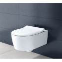 Miska WC Wisząca Bezkołnierzowa Avento 53x37 Z Deską Wolnoopadającą Slim 5656RS01 Villeroy&Boch