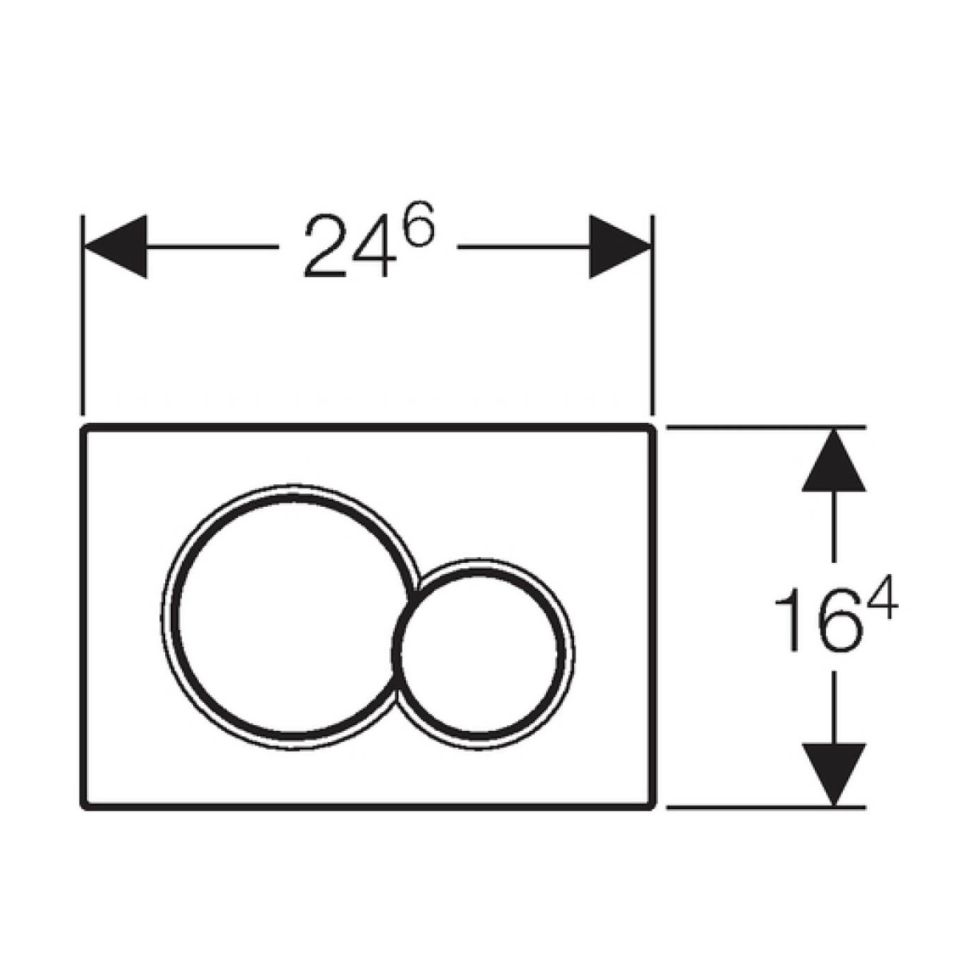 Przycisk Sigma 01 Chrom Poler 115.770.21.5 Geberit