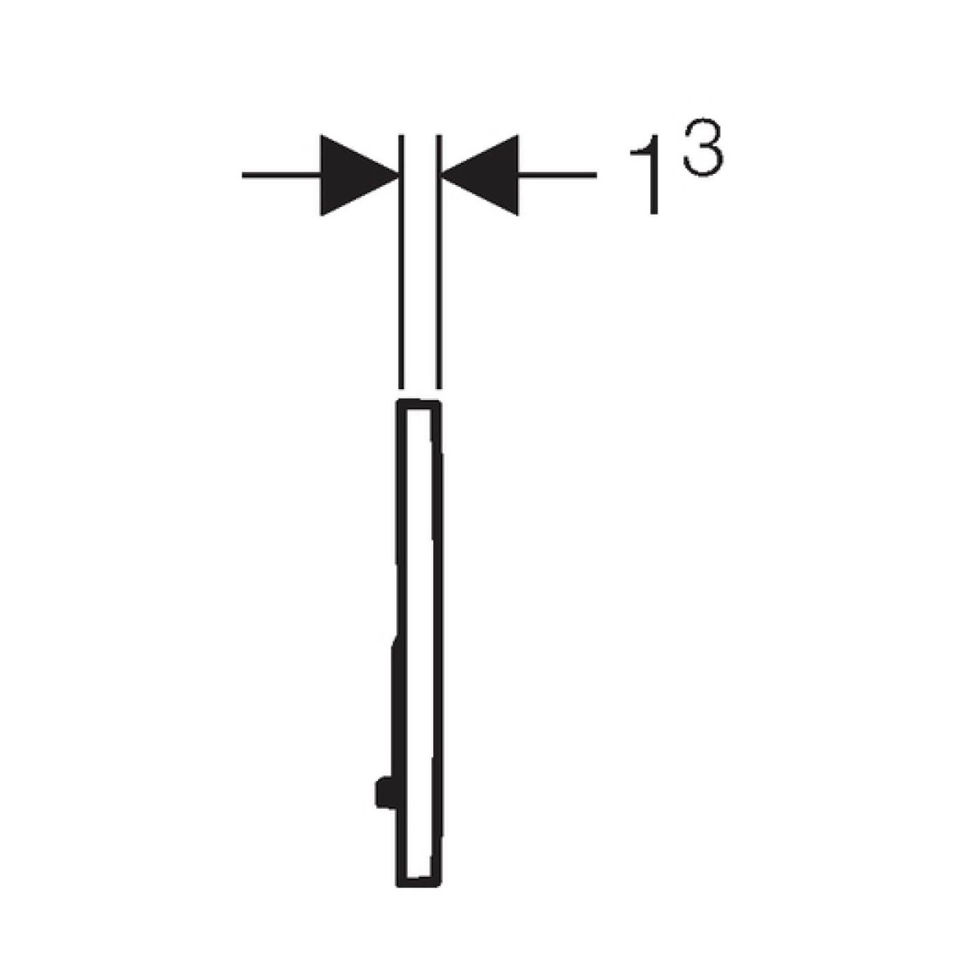 Przycisk Sigma 01 Chrom Poler 115.770.21.5 Geberit