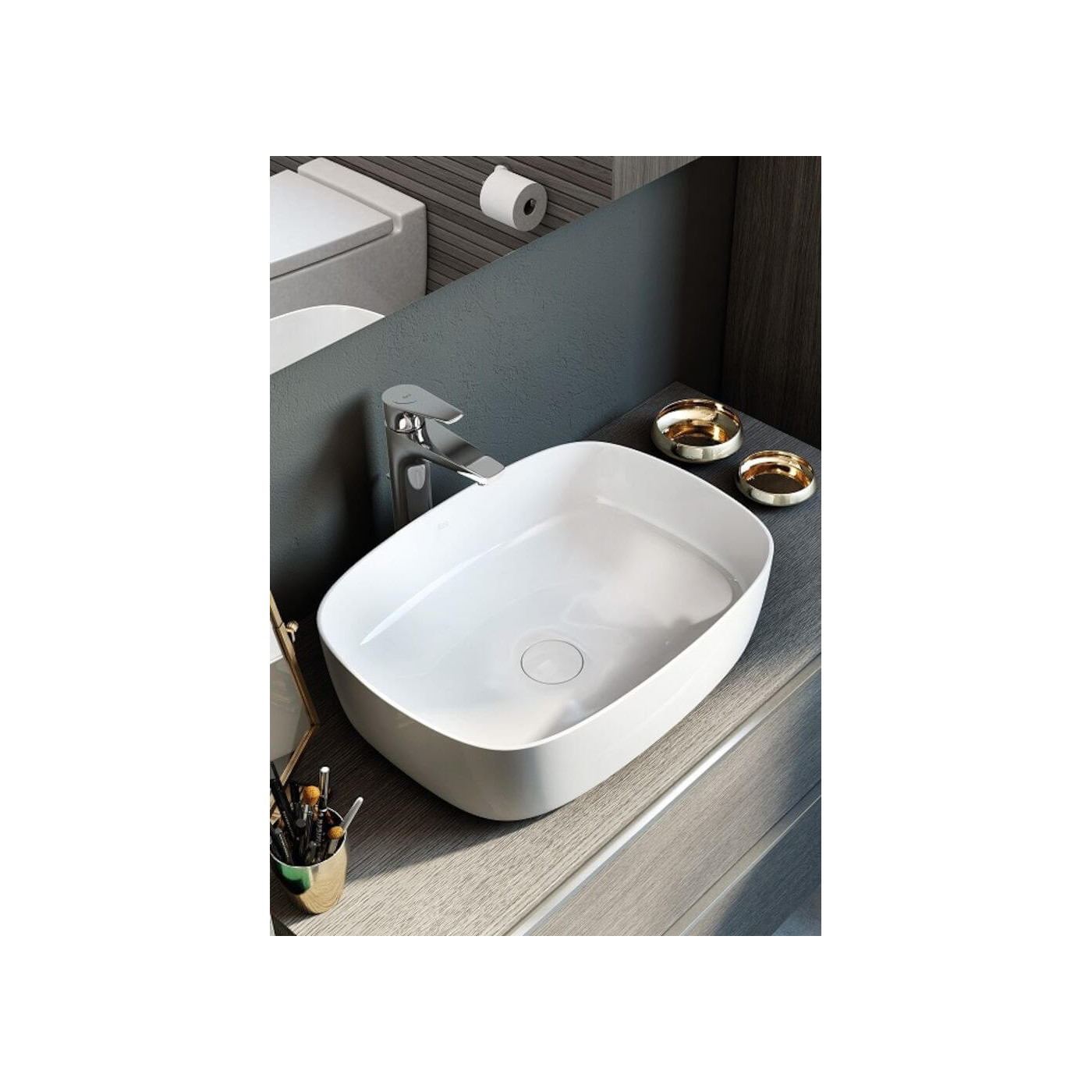Umywalka Nablatowa Inspira Soft 50x37 A327500000 Roca