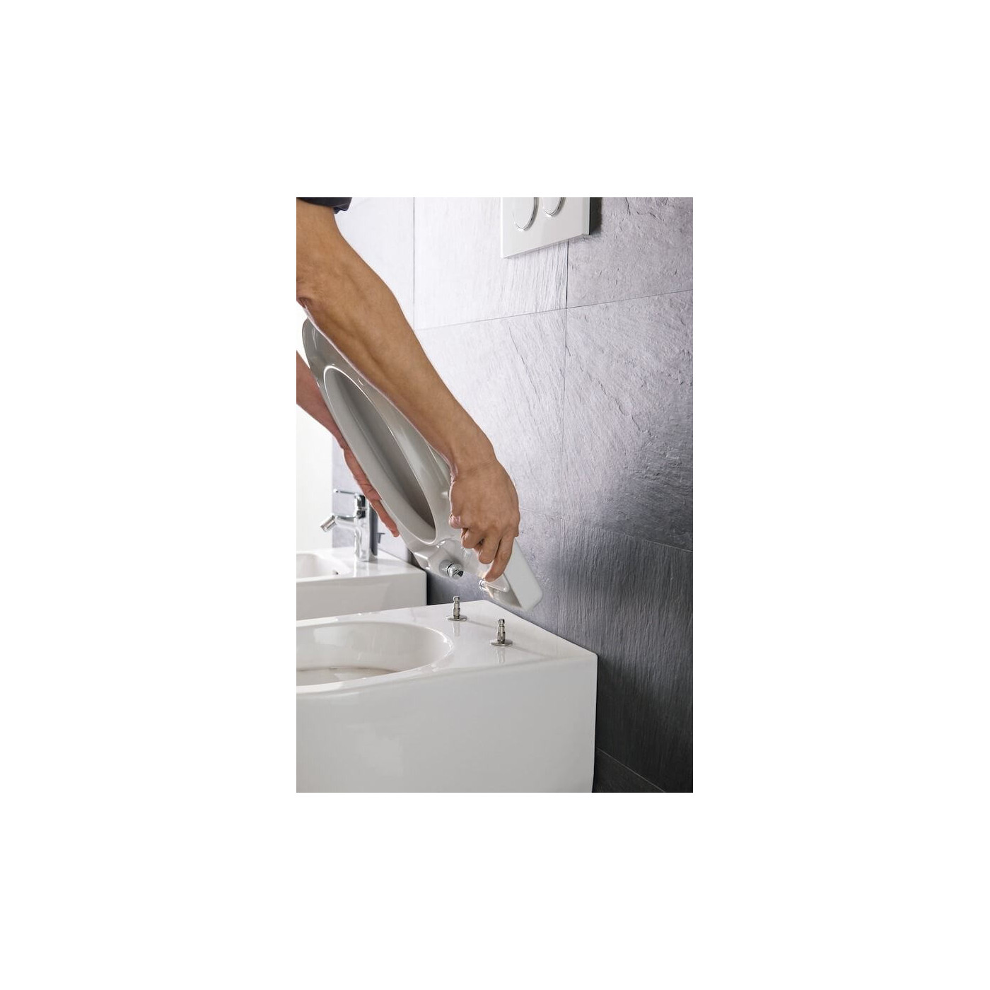 Deska WC Slim Wolnoopadająca Pro A Biały H8989660000001 Laufen