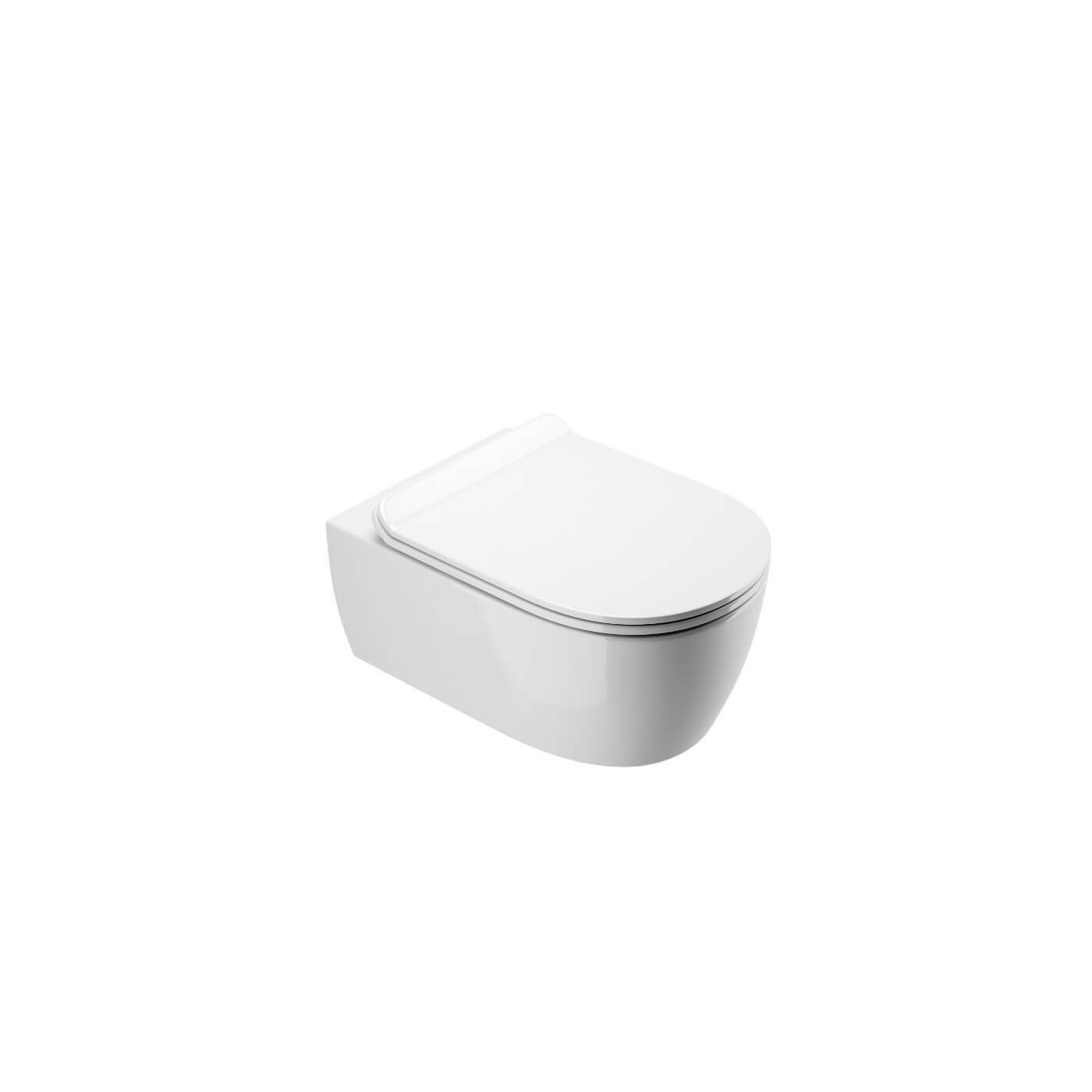 Miska WC Bezrantowa Z Deską Wolnoopadającą Doto Pure-Rim 54 CEEX.1404.545.WH Excellent