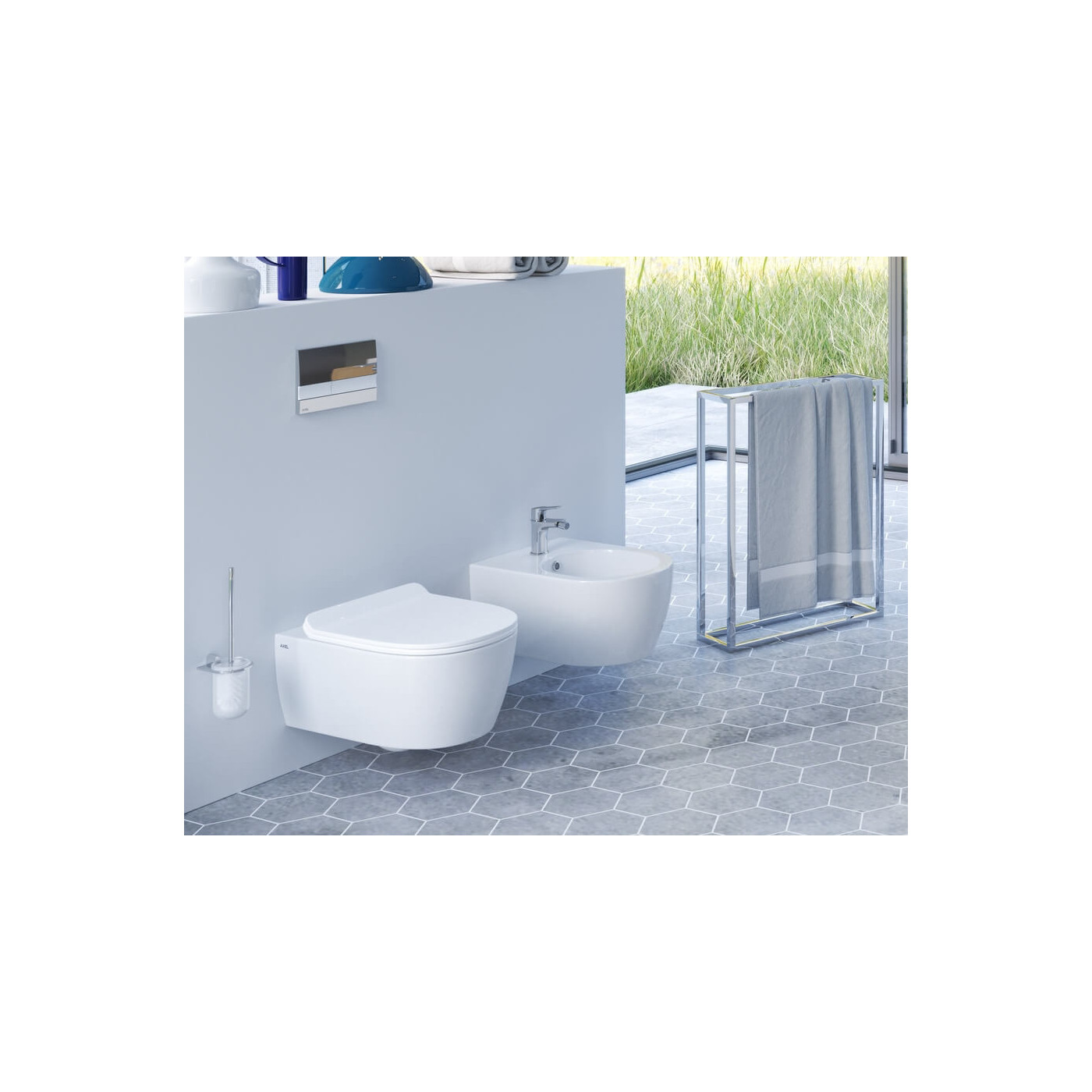 Miska WC Bezrantowa Z Deską Wolnoopadającą Doto Pure-Rim 54 CEEX.1404.545.WH Excellent