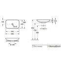 Umywalka Nablatowa Loop&Friends 58,5x38 51540001 Villeroy&Boch
