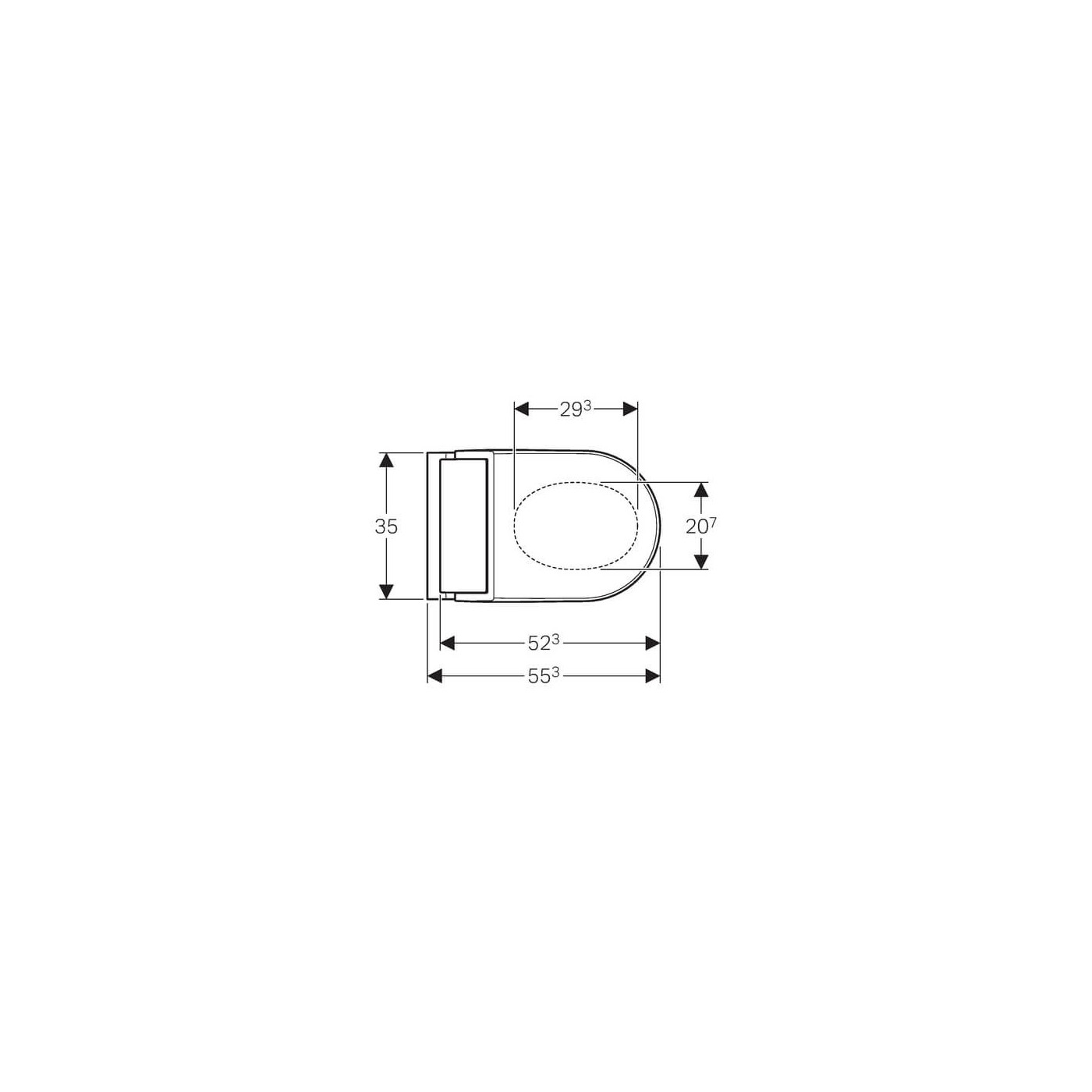 Zestaw Czarny AquaClean Tuma Comfort 146.292.SJ.1 Geberit