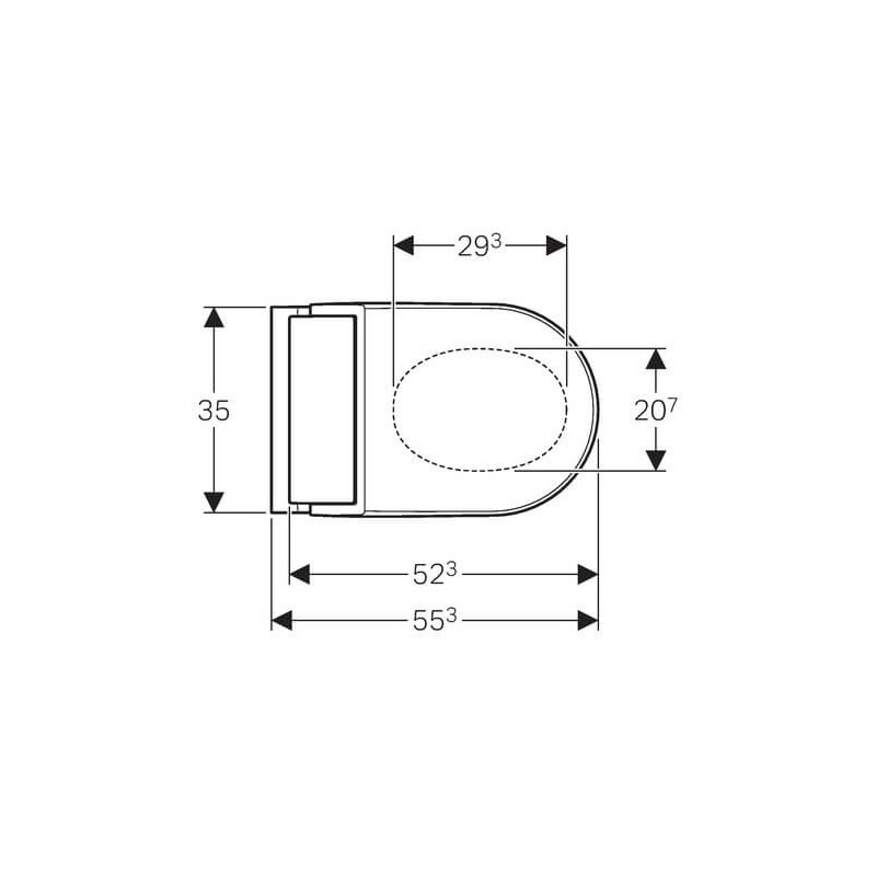 Zestaw Czarny AquaClean Tuma Comfort 146.292.SJ.1 Geberit