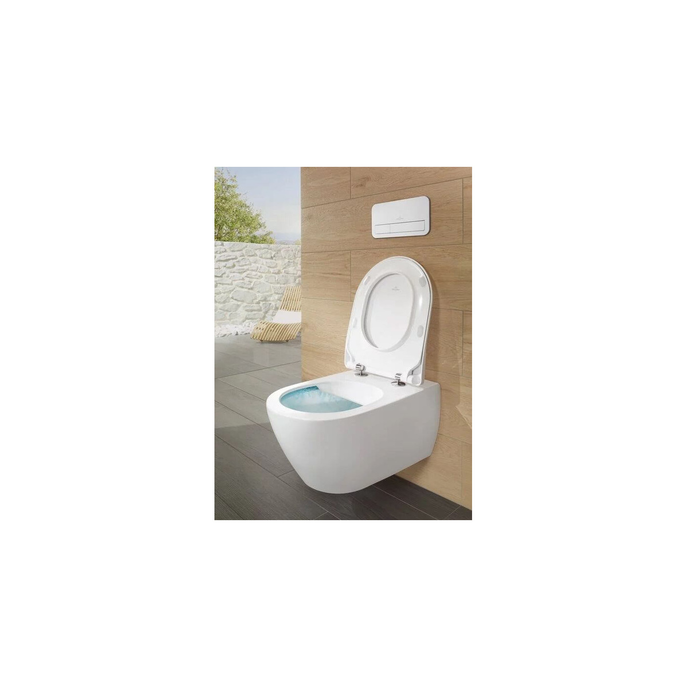 Miska WC Wisząca Bezrantowa Subway 2.0 CombiPack 56,5x37 Z Deską 5614R201 Villeroy&Boch