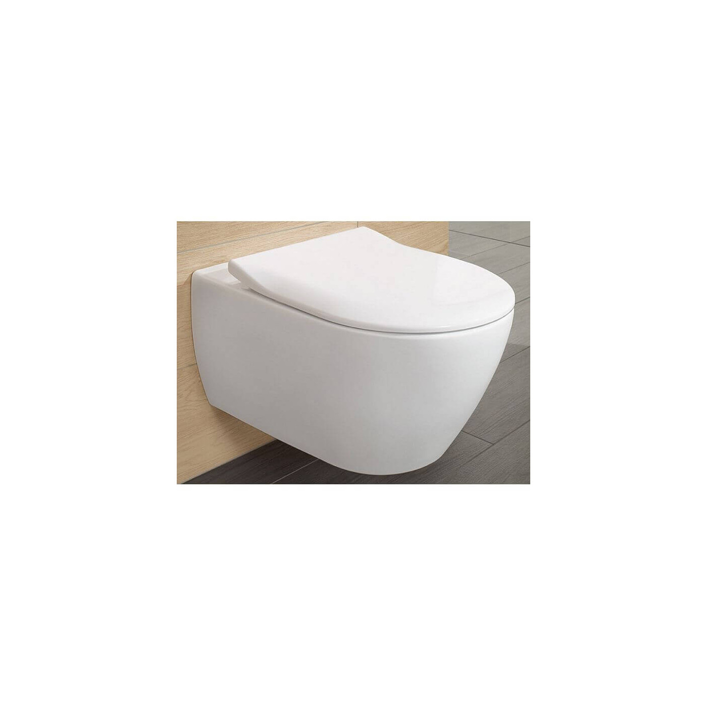 Miska WC Wisząca Bezrantowa Subway 2.0 CombiPack 56,5x37 Z Deską 5614R201 Villeroy&Boch