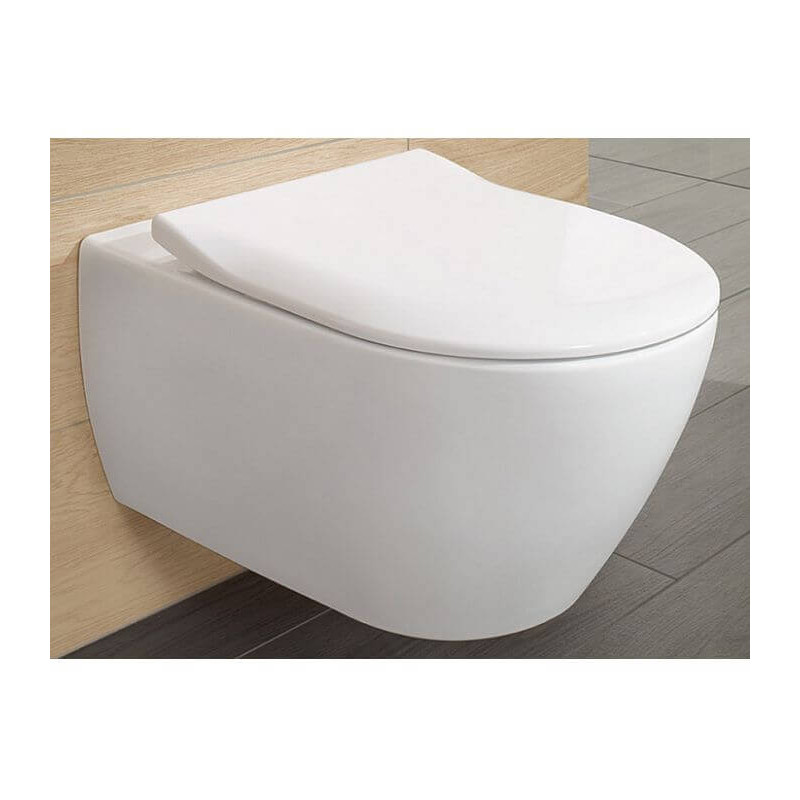 Miska WC Wisząca Bezrantowa Subway 2.0 CombiPack 56,5x37 Z Deską 5614R201 Villeroy&Boch