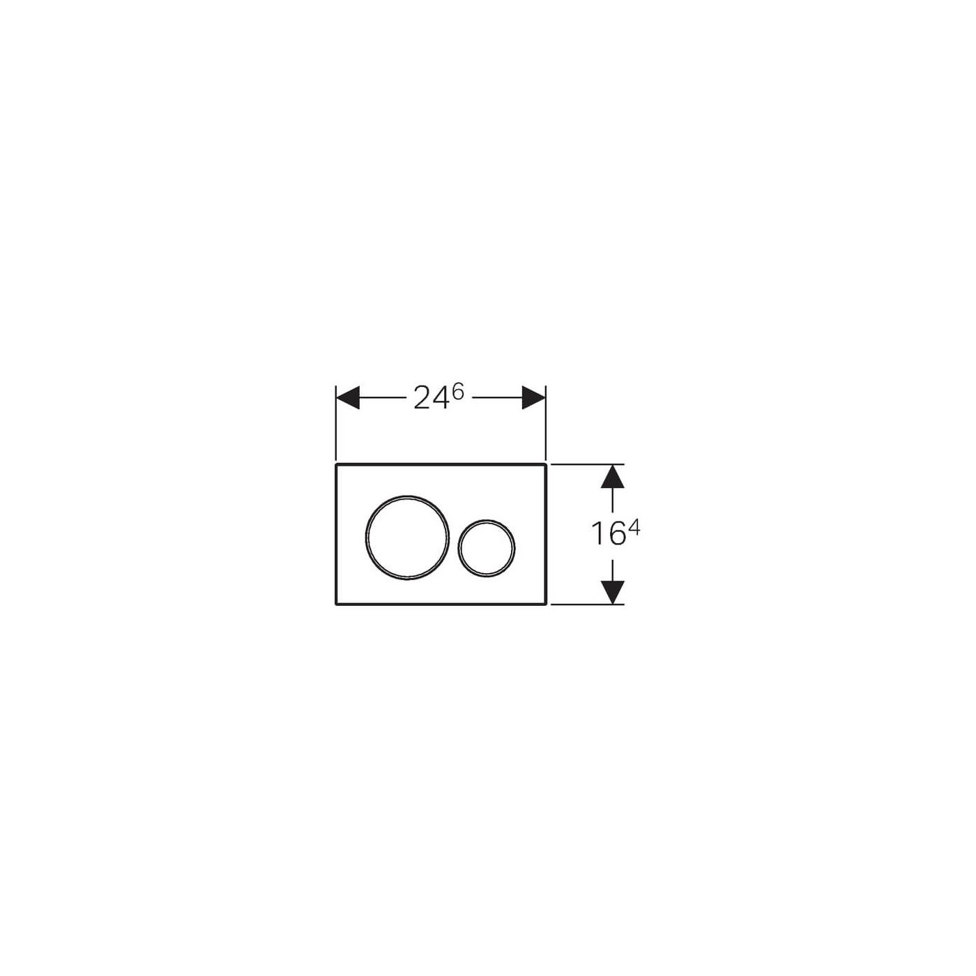 Przycisk Sigma 20 Chrom 115.882.JQ.1 Geberit