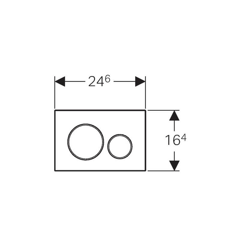 Przycisk Sigma 20 Chrom 115.882.JQ.1 Geberit