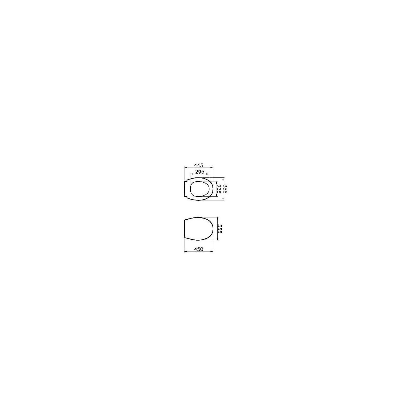 Deska Wolnoopadająca Arkitekt 84-003-019 Vitra