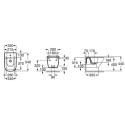 Bidet Wiszący Z Ukrytmi Mocowaniami Gap A357476000 Roca
