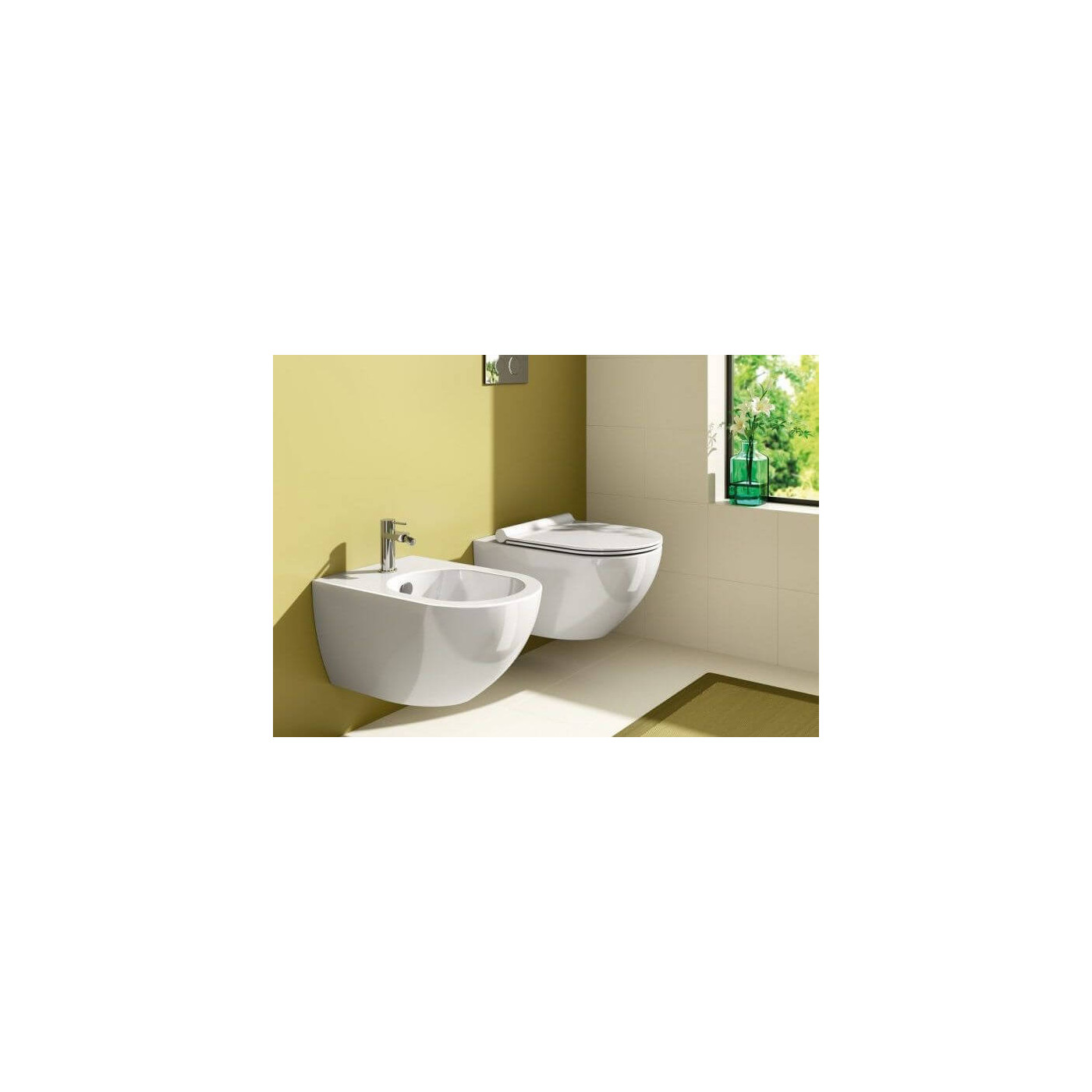 Miska 54 Bezrantowa Sfera + Zestaw Montażowy 1VSF54R00 Catalano