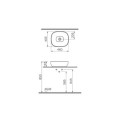 Umywalka Matowa Outline 47x40 5994B401-0016 Vitra