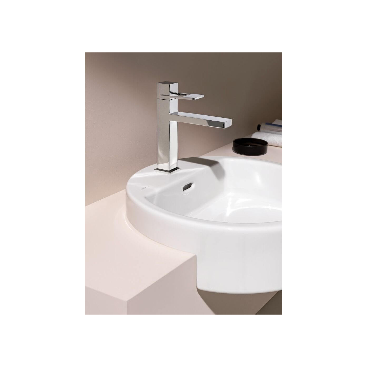 Umywalka Półblatowa 460 mm Living City Biały H8134310001041 Laufen