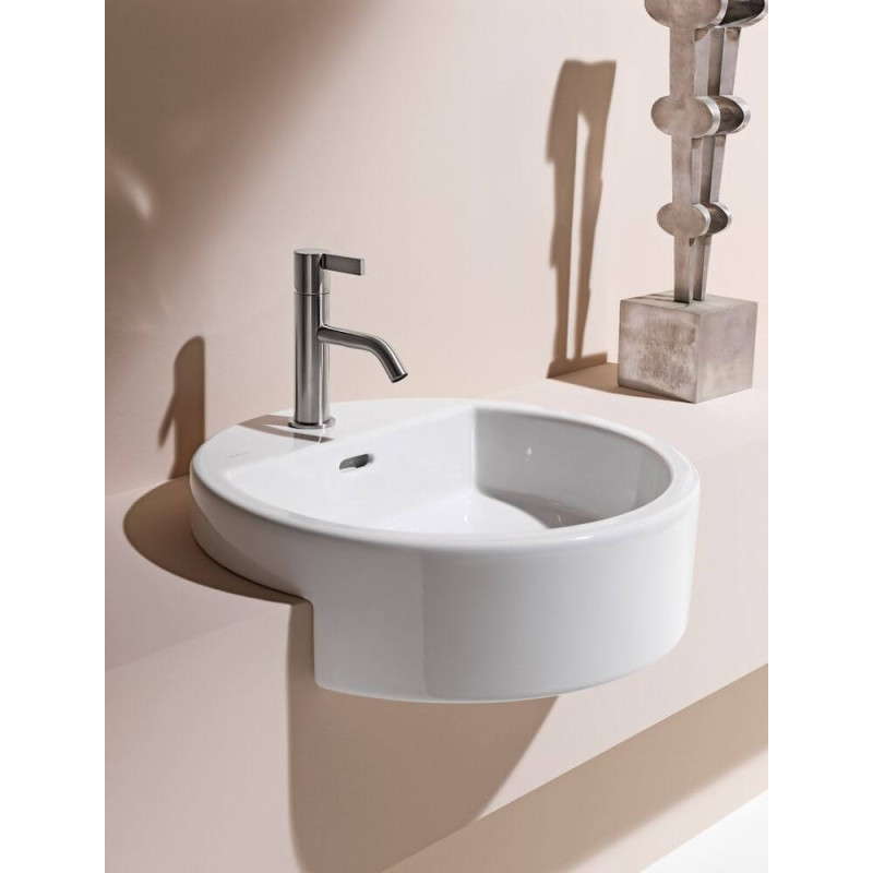 Umywalka Półblatowa 460 mm Living City Biały H8134310001041 Laufen