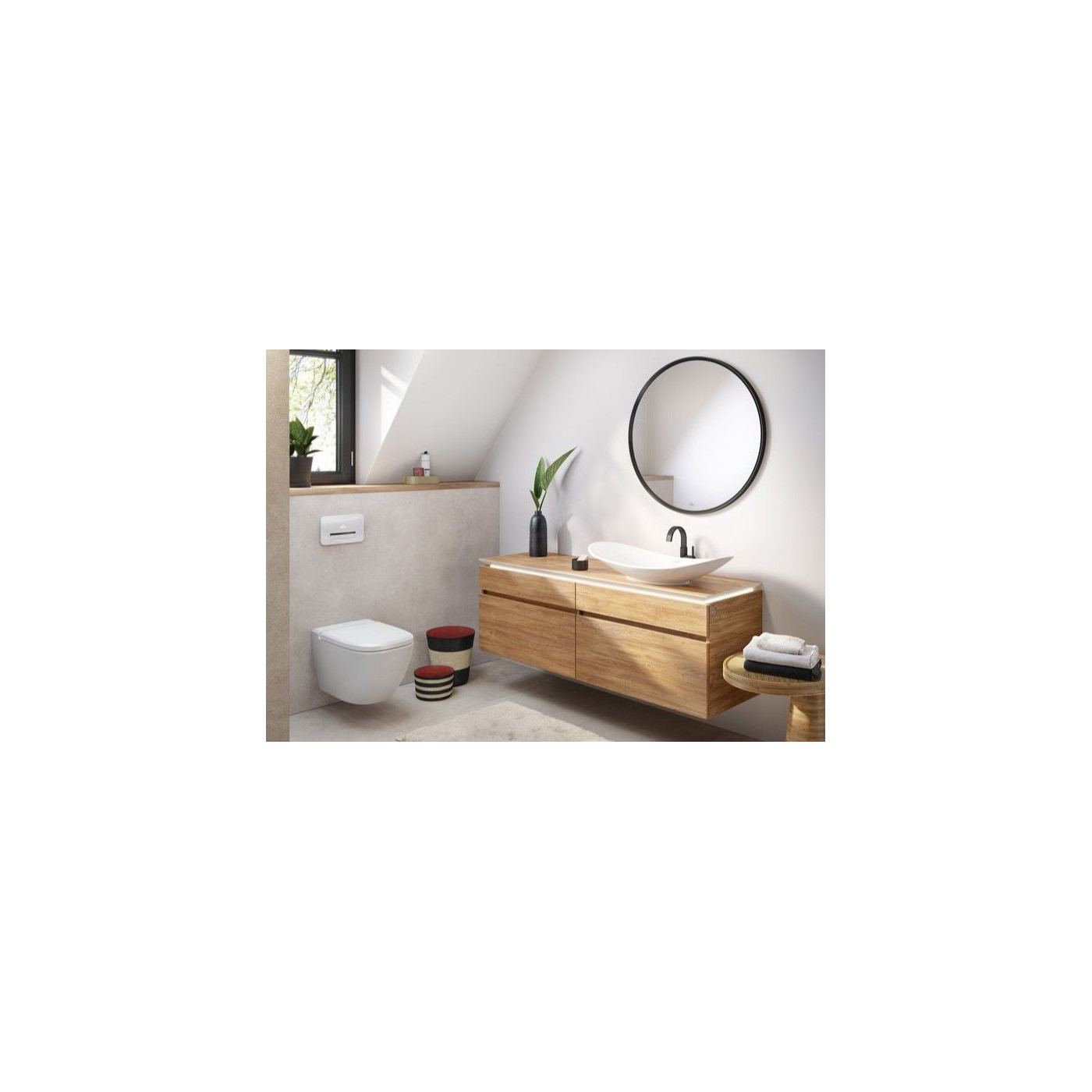Umywalka Nablatowa My Nature Weiss Alpin 81x41 411080R1 Villeroy & Boch