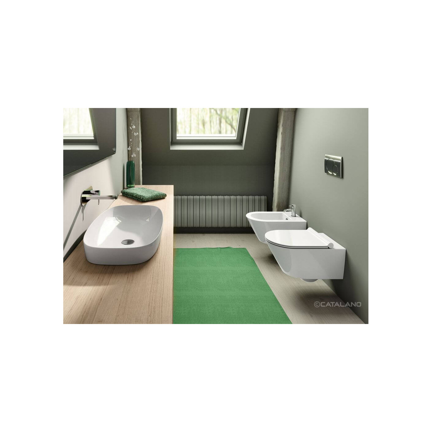 Umywalka Nablatowa Alvea 75x40 0624750001 Catalano