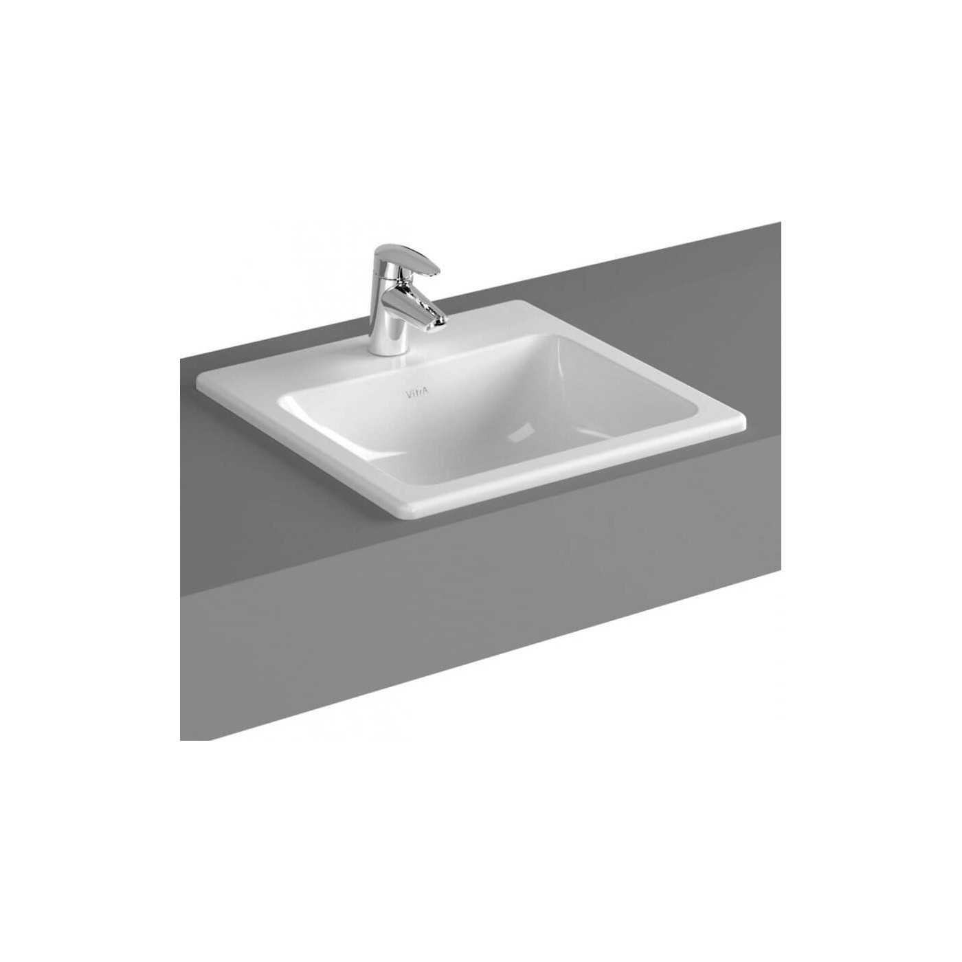 Umywalka Wpuszczana W Blat S20 55x45x17 5465B003-0001 Vitra