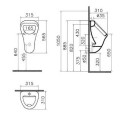 Pisuar Classic 6202B003-0198 Vitra