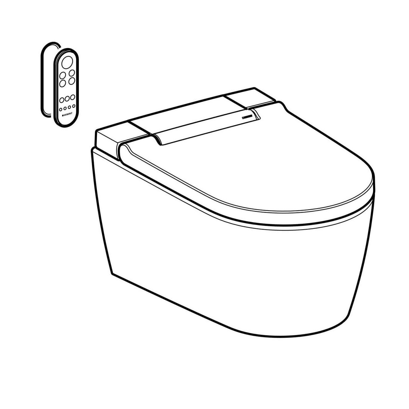Urządzenie WC Z Funkcją Higieny Intymnej AquaClean Sela Chrom 146.222.21.1 Geberit