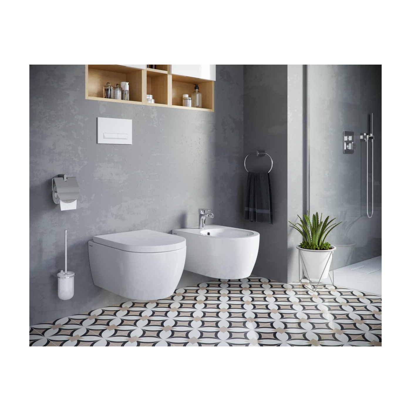 Bidet Wiszący Doto CEEX.1506.537.WH Excellent