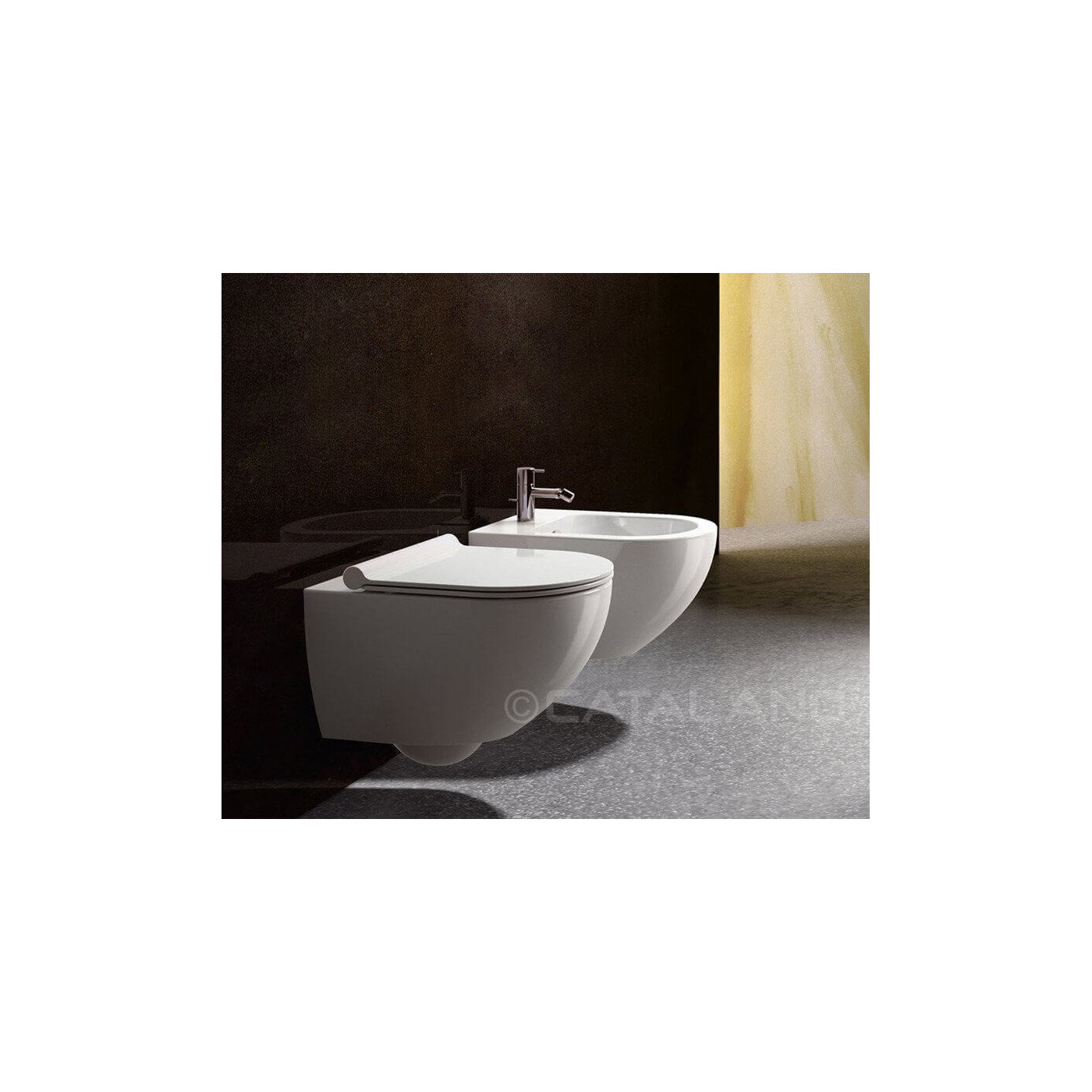Bidet Wiszący Sfera 50 Z Zestawem Montażowym 1BSS5000+5KFST00 Catalano