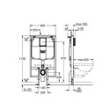 Stelaż Do WC 80mm Rapid SL 62x113 38994000 Grohe