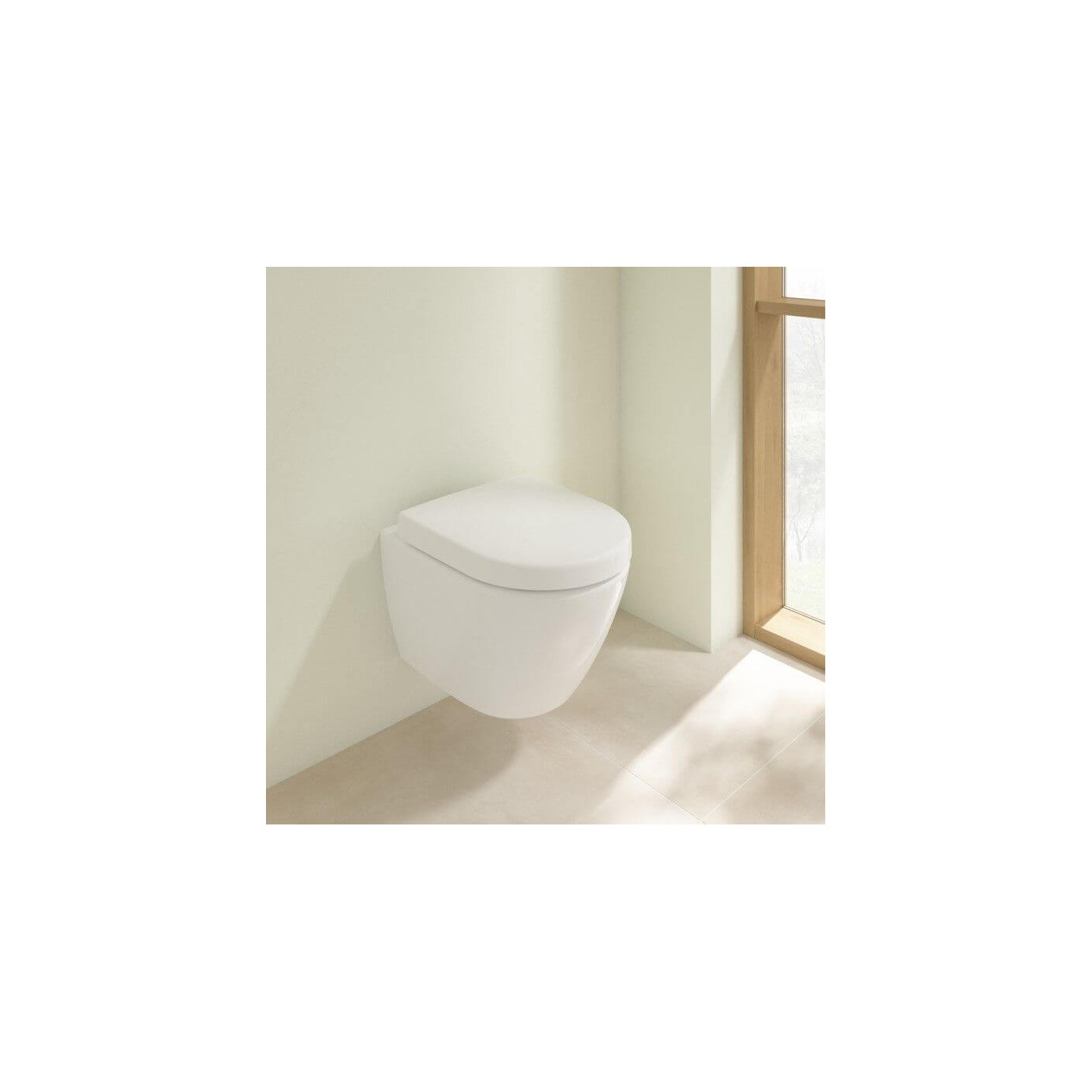 Miska WC Wisząca Subway 2.0 Compact 35,5x48 Bez Kołnierza 5606R001P Villeroy&Boch