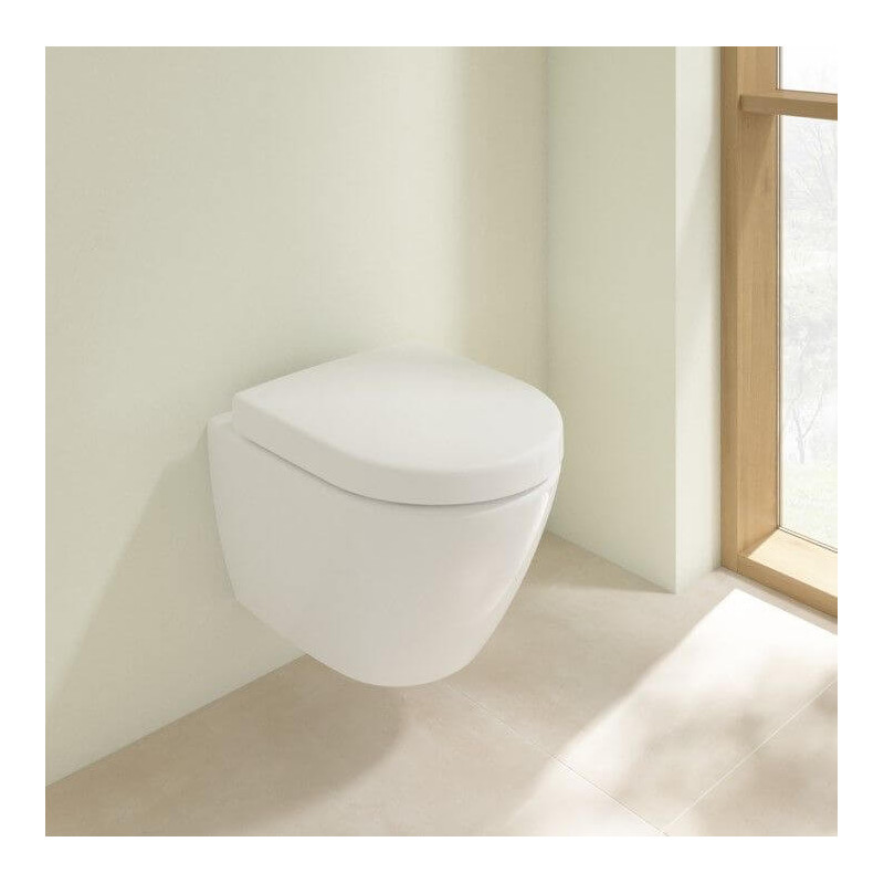 Miska WC Wisząca Subway 2.0 Compact 35,5x48 Bez Kołnierza 5606R001P Villeroy&Boch